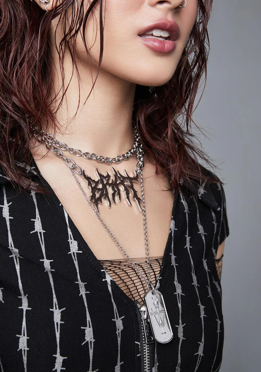 Acting Out Layered Necklace