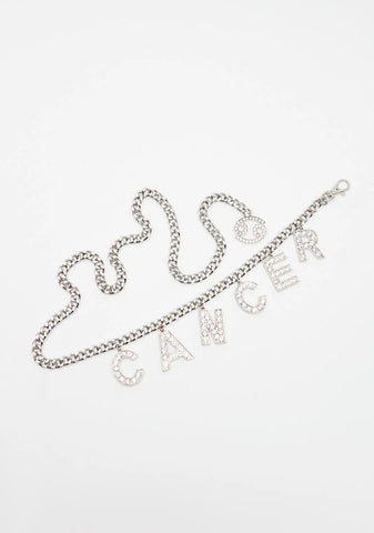 Special Shoutout Rhinestone Charm Belt