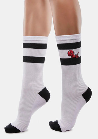 Too Ghoul For School Crew Socks