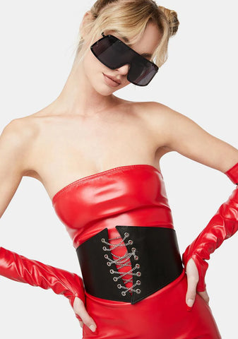 Lace Me Baby Corset Belt