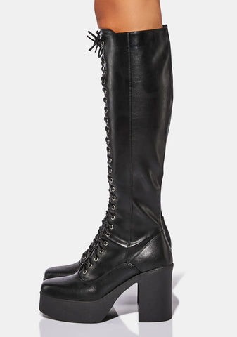 Night Seize The Power Platform Boots