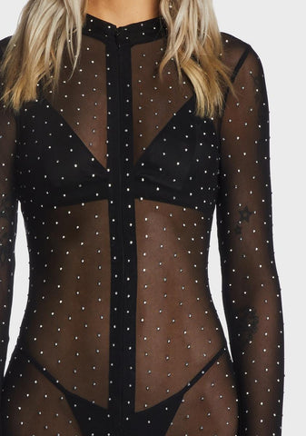 Just Wanna Be Yours Rhinestone Jumpsuit