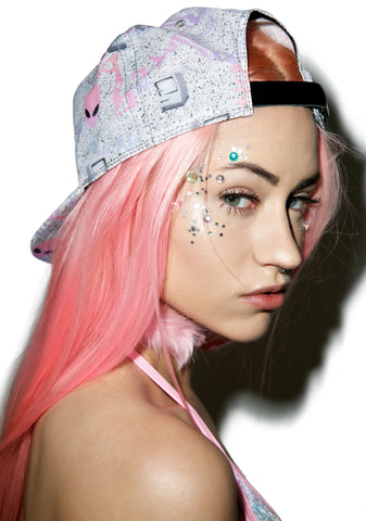 Alien Speckled Cyber Punk Hat