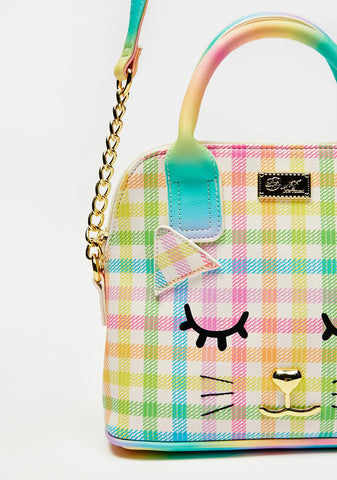 Kitsch PVC Dome Crossbody Bag