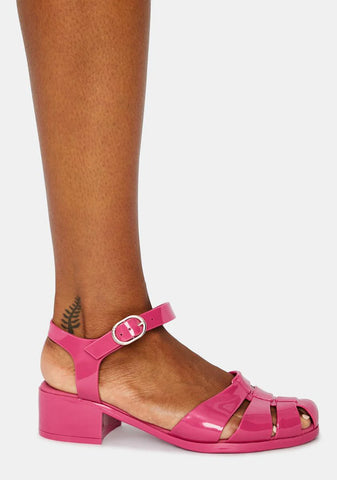 Pink Bremerton Jelly Sandals