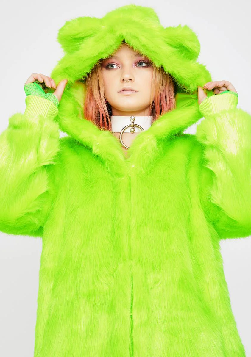 Mainstage Martian Faux Fur Jacket