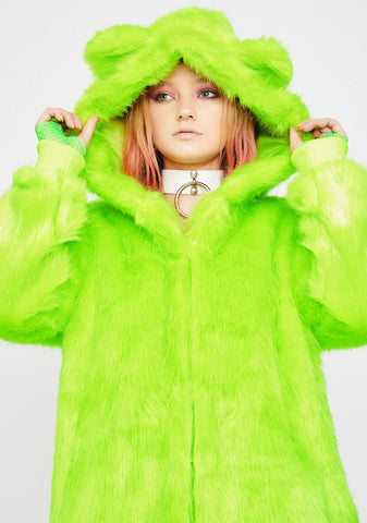 Mainstage Martian Faux Fur Jacket