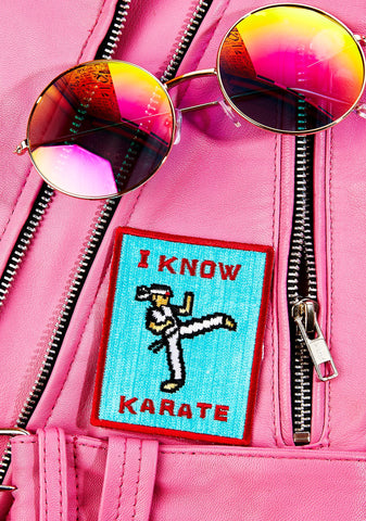I Know Karate Patch