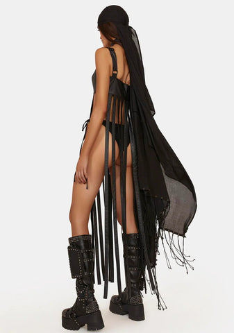 Noir Celestial Ringmaster Lingerie Set