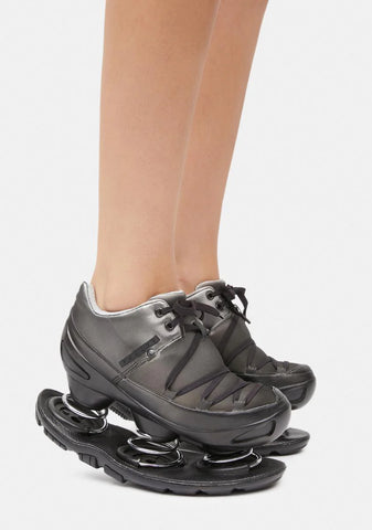 Black Lord Campus Spring Platform Sneakers