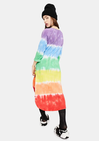 Jolly Happy Soul Tie Dye Midi Dress