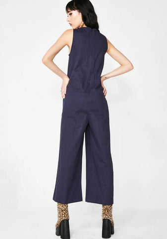 Heart Cut Out Jumpsuit