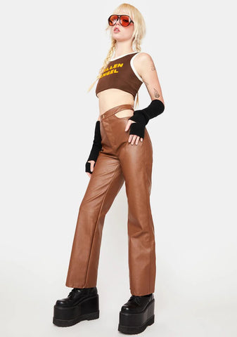 Camel Cut Out Pants