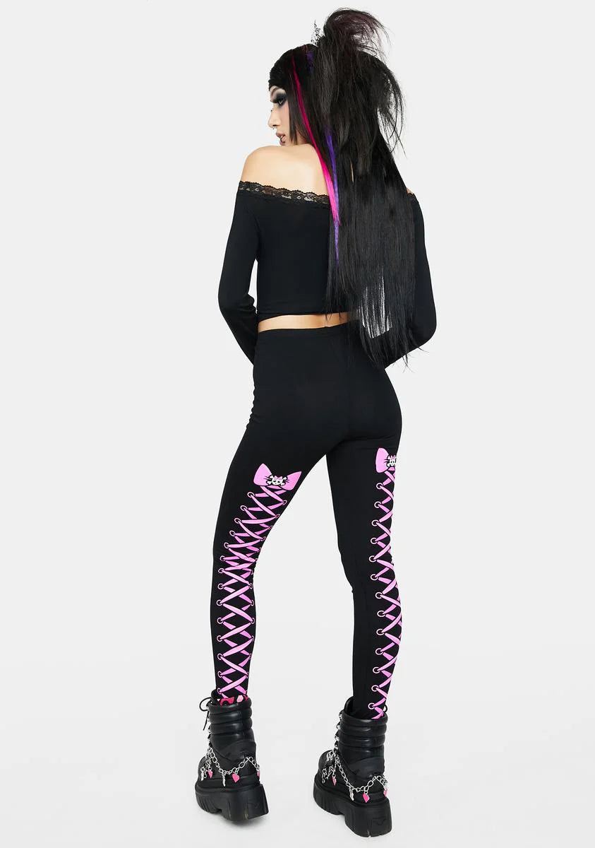 Who's Your Crush Graphic Leggings