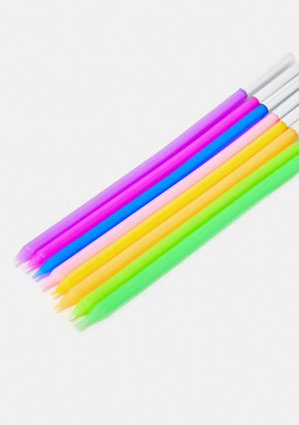 Kaleidoscopic Rainbow Candlestick Set