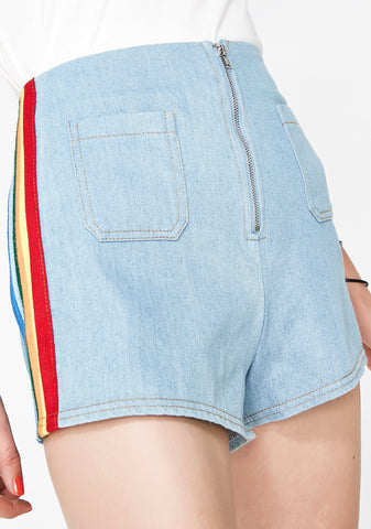 Talk That Trash Denim Shorts