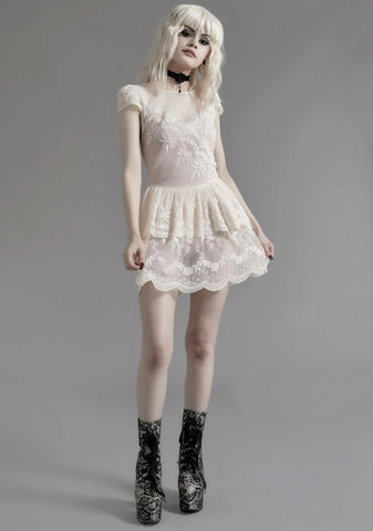 Twisted Tea Party Lace Dress