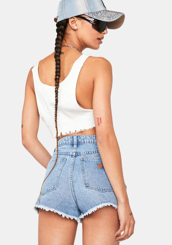 Salty Blue A High Relaxed Shorts