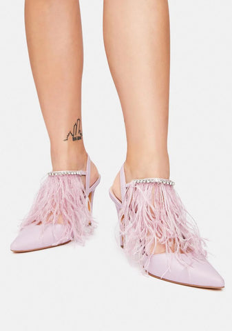 Bird's The Word Feather Heels