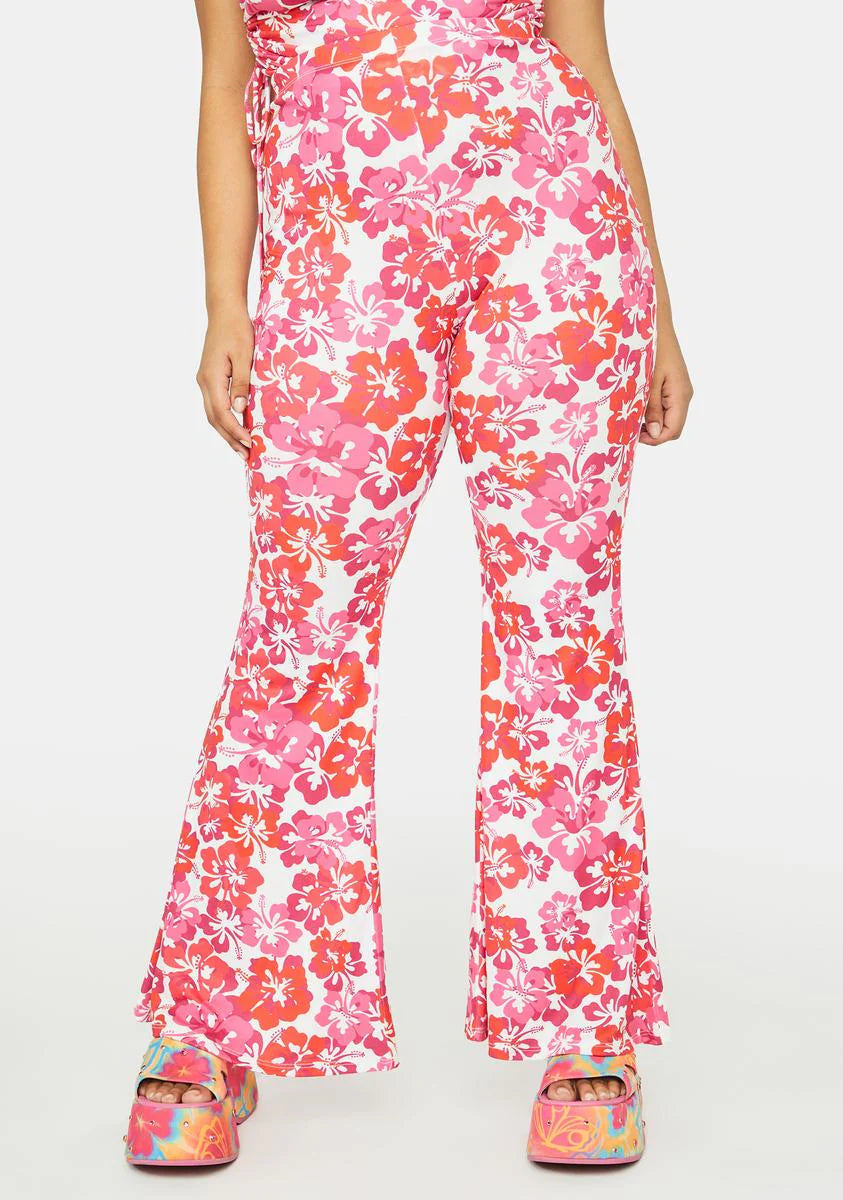 Plus Aloha State Flare Pants