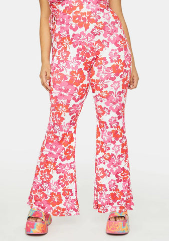 Plus Aloha State Flare Pants