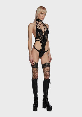 Holy Visions Fishnet Bodysuit