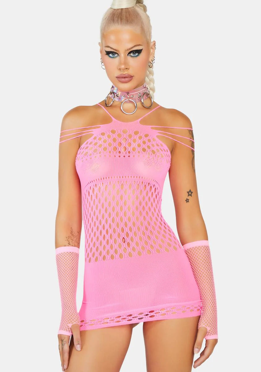 Head Turner Strappy Mini Dress