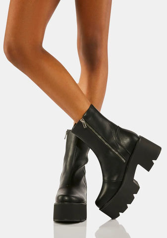 Tell Me Lies Platform Boots