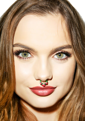 Rose Bud Septum Clip