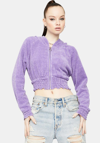 Can I Kick It Cropped Hoodie