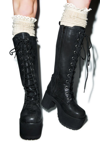 All About That Lace Knee High Socks