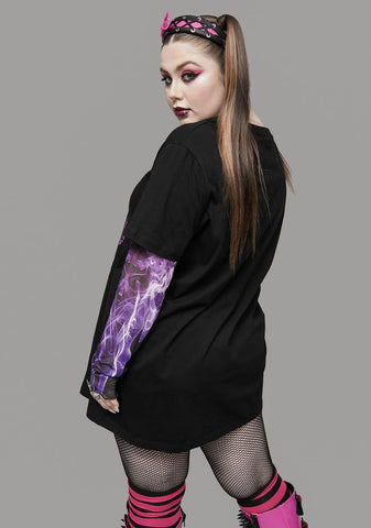 Her Problematic Poetry Layered Graphic Tee