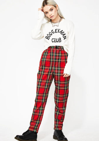 Rebel Instinct Plaid Pants