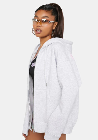 x Bratz Printed Oversized Zip Through Hoodie