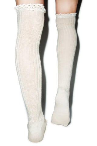 All About That Lace Knee High Socks
