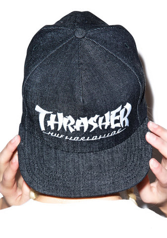 HUF X Thrasher Asia Tour Snapback - White