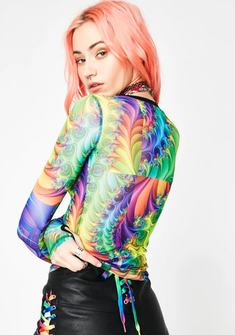 Keep Trippin Psychedelic Top