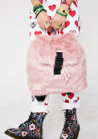 Candy Fur Backpack
