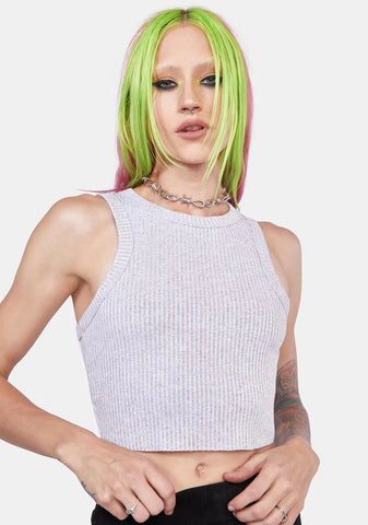Slay Life Ribbed Crop Tank