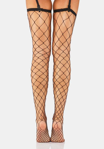 A Bow On It Garter Tights