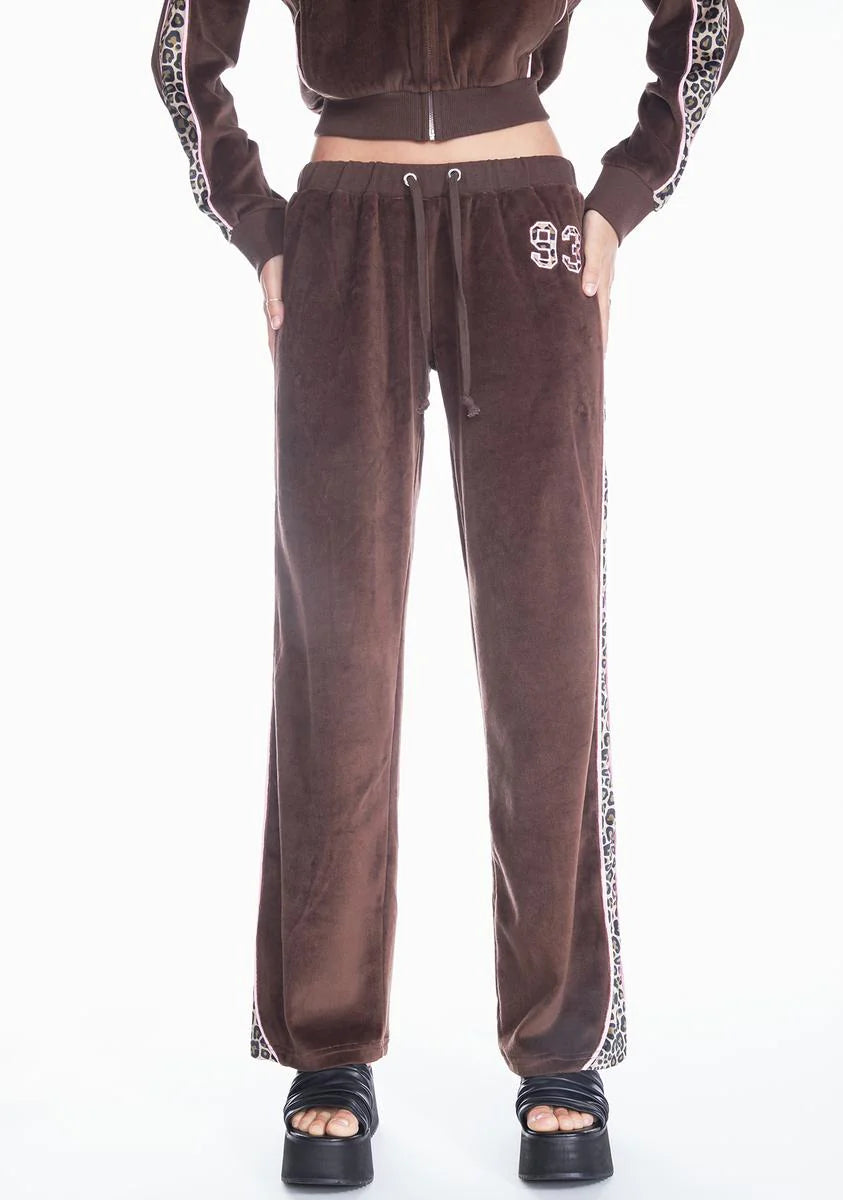 Sorry Ur Jealous Velour Track Pants