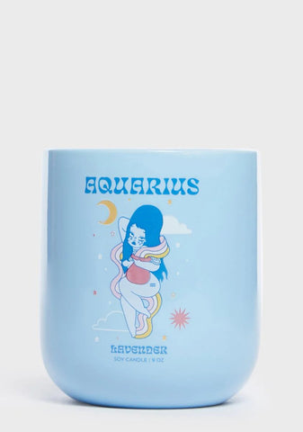 Celestial Aquarius Candle