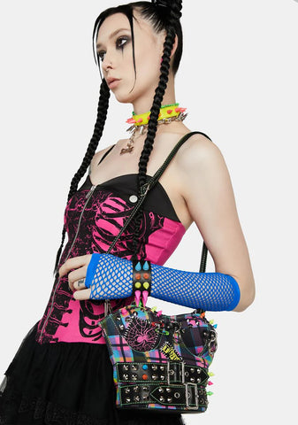 Paint The Town Plaid Corset Bag