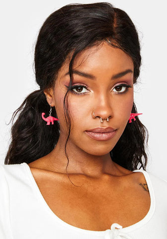 Ancient Times Dinosaur Earrings