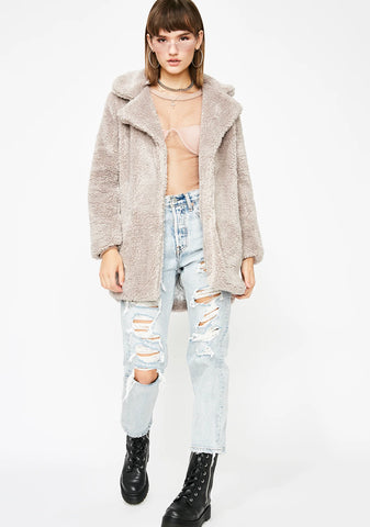 New York Winters Teddy Jacket