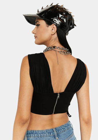 Midnight The Way I Feel Corset Top