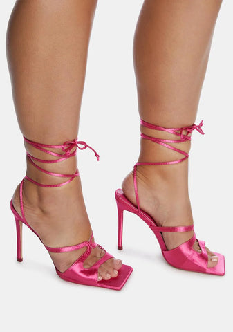 Wide Fit Secret Lace-Up Heels