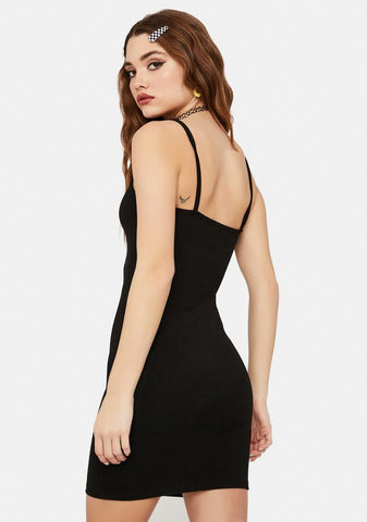 Night What Goes Around Button Up Tank Dress