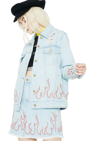 Wildfire Distressed Denim Jacket