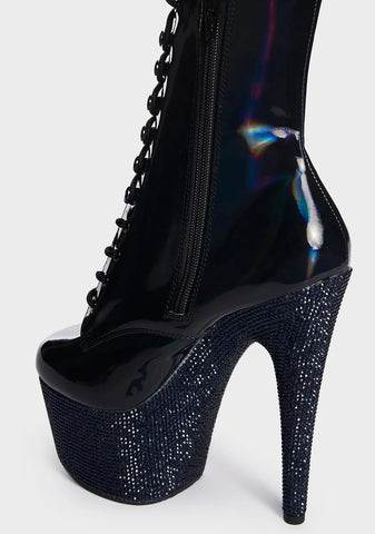 Bejeweled-1020-7 Platform Heels